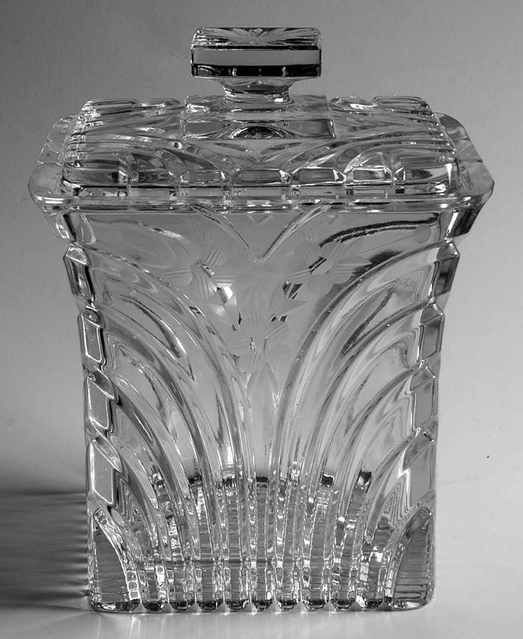 Windsor Biscuit Barrel & Lid by Crystal Clear Industries-1