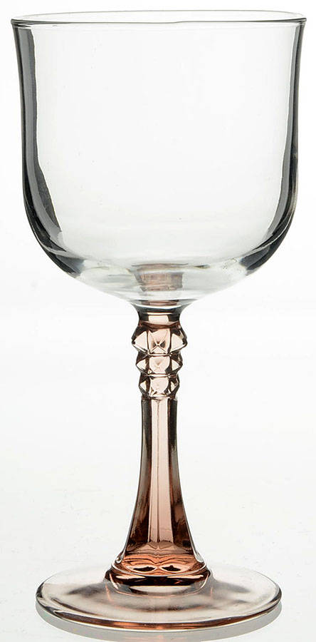 CRA35 (Pink) Water Goblet by Cristal D'Arques - Durand-1