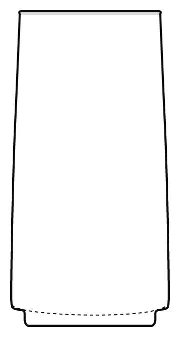 Wedge Highball Glass by Crate & Barrel-1