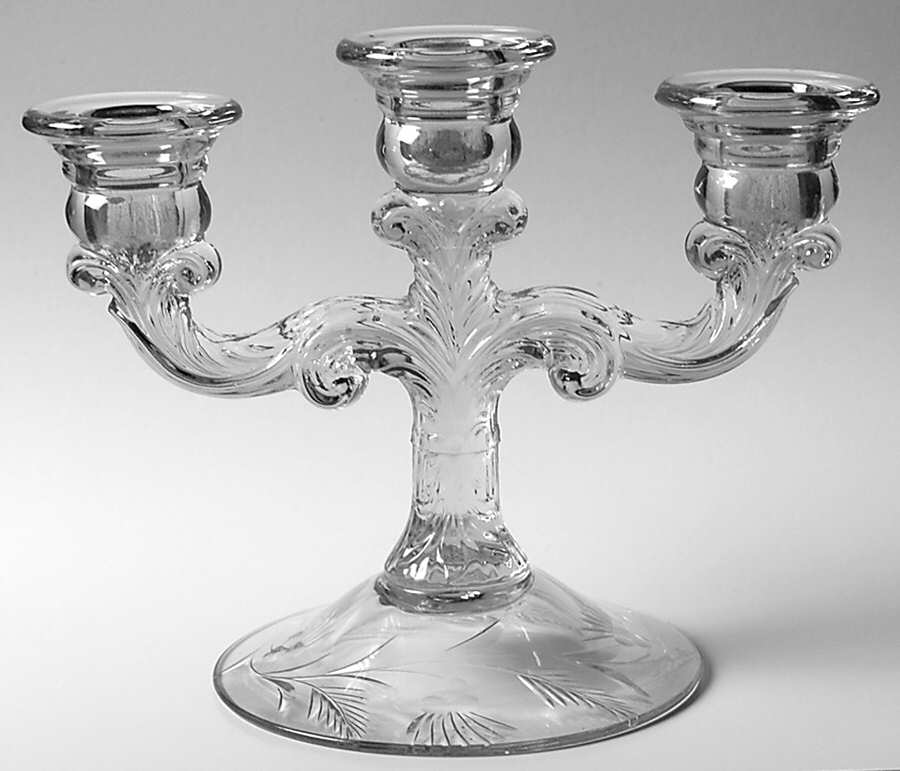 Cut 624 3 Light Candlestick by Cambridge-1