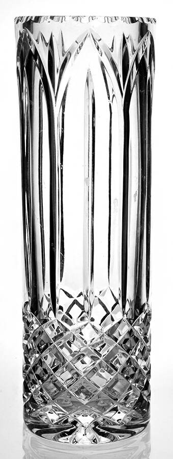 Astor 11" Cylindrical Vase by Crystal Clear Industries-1