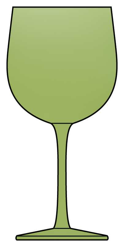 Olive Wine Glass by Crate & Barrel-1