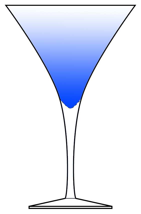 Rhapsody Martini Glass by Crate & Barrel-1