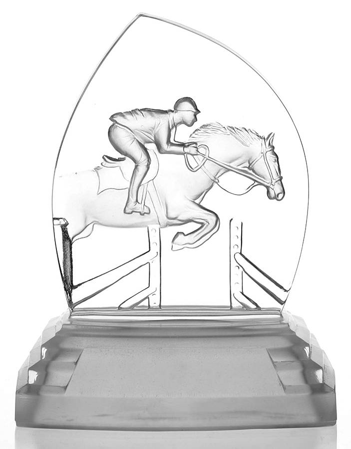 Animals & Figurines Equestrian Trophy - Boxed by Cristal D'Arques - Durand-1