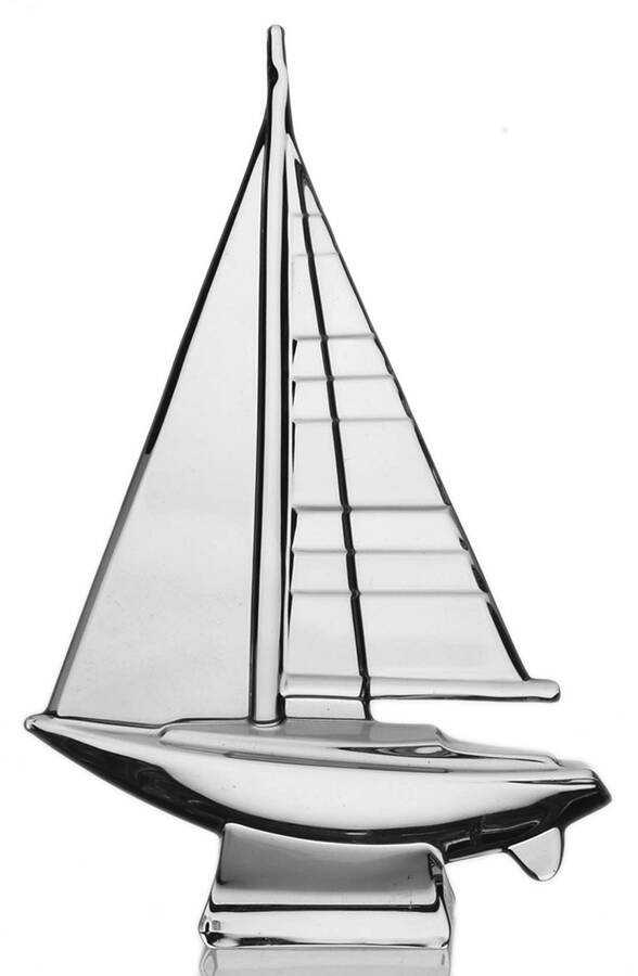 Animals & Figurines Sailboat - Boxed by Cristal D'Arques - Durand-1