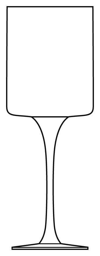 Lira Water Goblet by Crate & Barrel-1