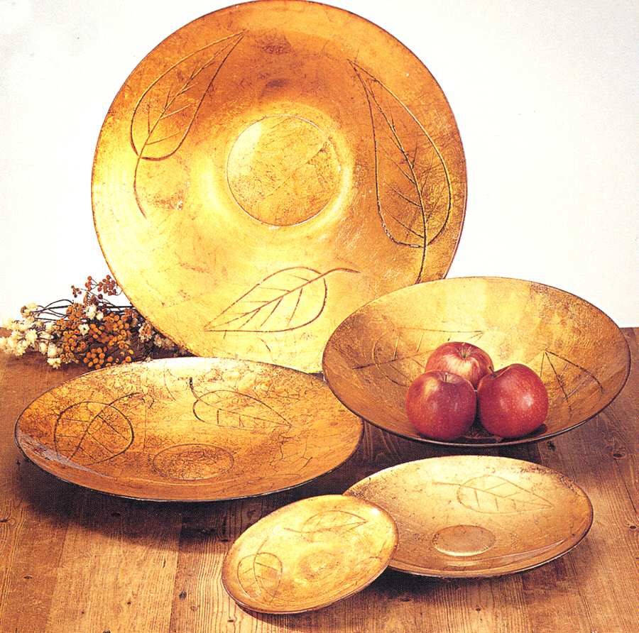 Gold Leaf Service Plate by Certified International-1