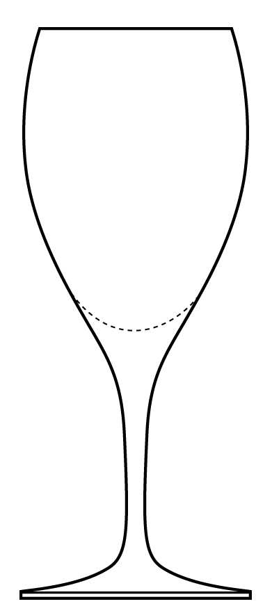 Alpha Water Goblet by Cristal D'Arques - Durand-1