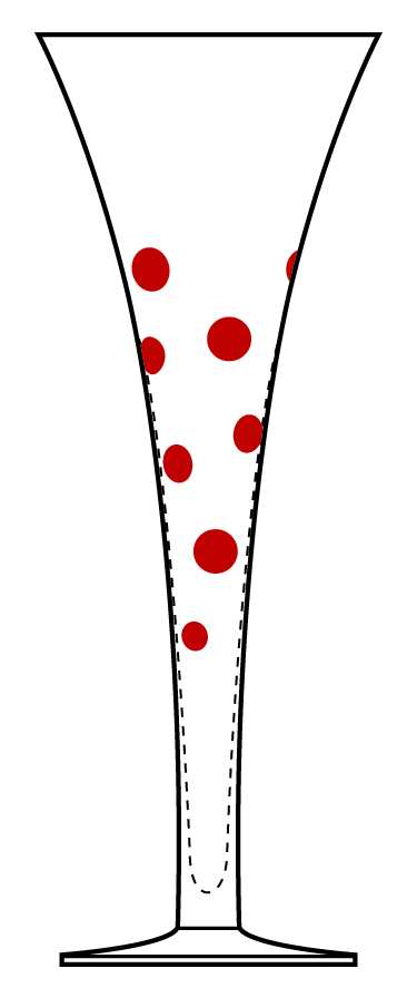 Red Dots Fluted Champagne by Casafina-1