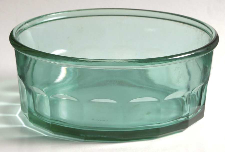 Working Collection Turquoise Round Bowl by Cristal D'Arques - Durand-1