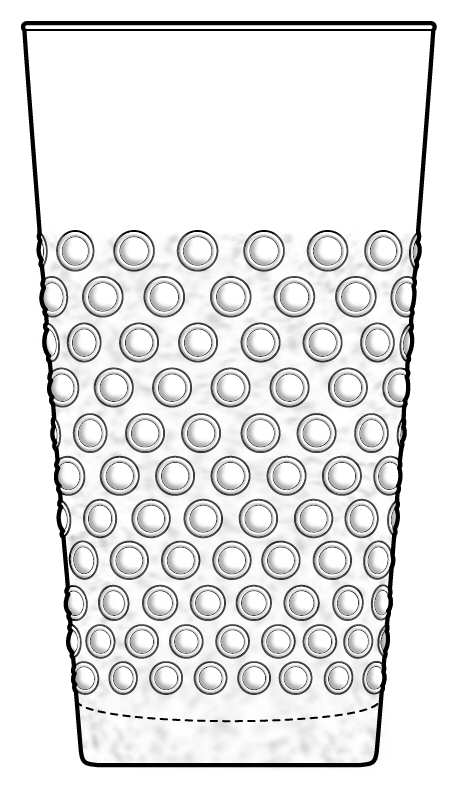 Polka Highball Glass by Crate & Barrel-1