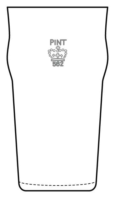 Pint Flat Tumbler by Crate & Barrel-1