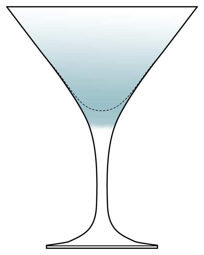 Temptation Martini Glass by Crate & Barrel-1