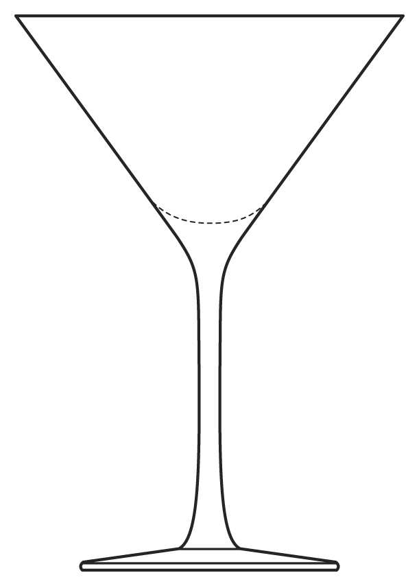 Maude Martini Glass by Crate & Barrel-1