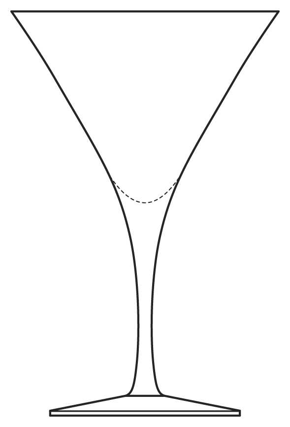 Felix Martini Glass by Crate & Barrel-1