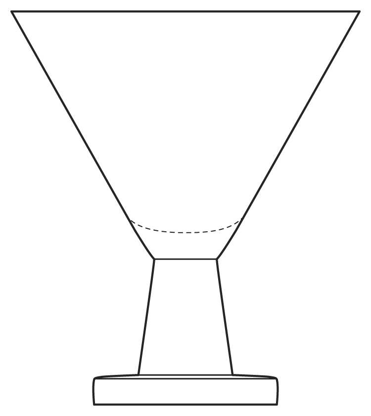 Metro Martini Glass by Crate & Barrel-1