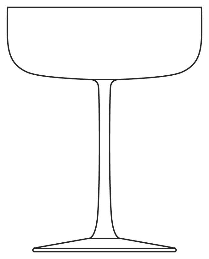 Posh Champagne/Tall Sherbet by Crate & Barrel-1