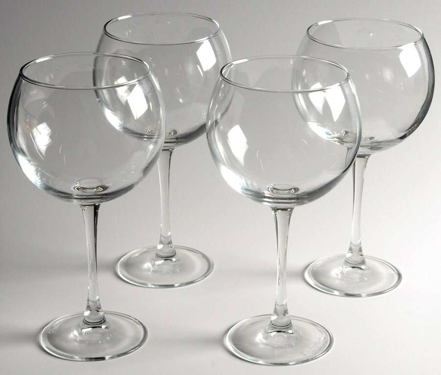 Wine for Dummies Wine-Balloon - Set of 4 by Cristal D'Arques - Durand-1