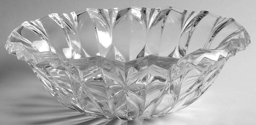 Calliope 13" Round Bowl by Cristal D'Arques - Durand-1