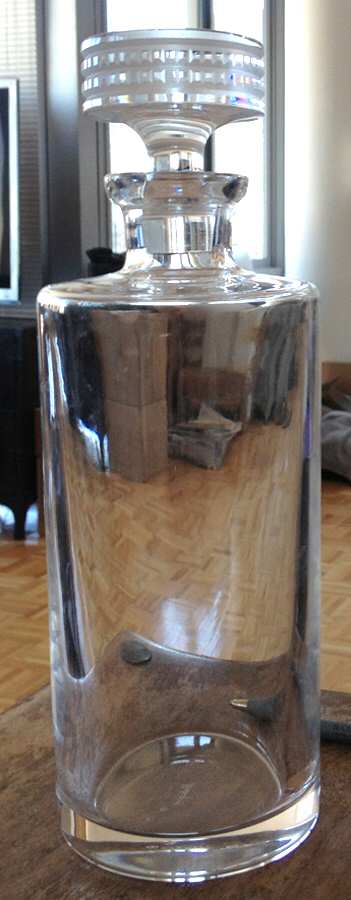 Facet Decanter & Stopper by Lalique-1