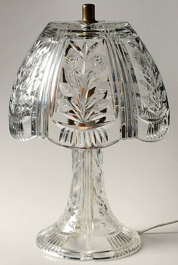 Darlington 12" Electric Lamp & Shade by Crystal Clear Industries-1