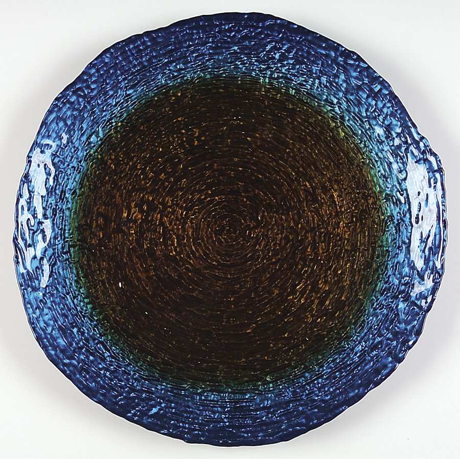 Decorated Glassware (Lava) 15" Round Platter by Certified International-1