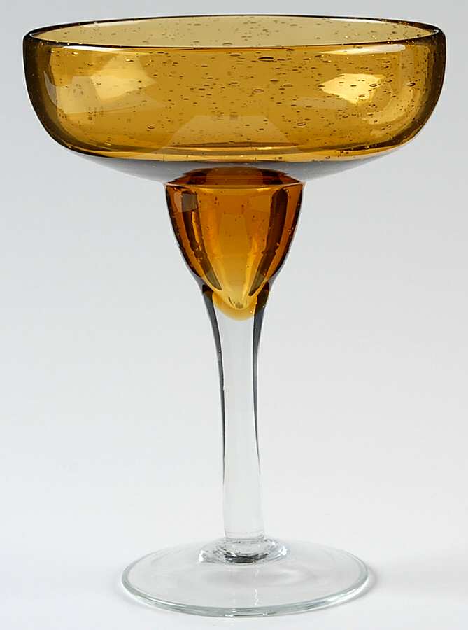 Bubble Glass Amber Margarita by Certified International-1