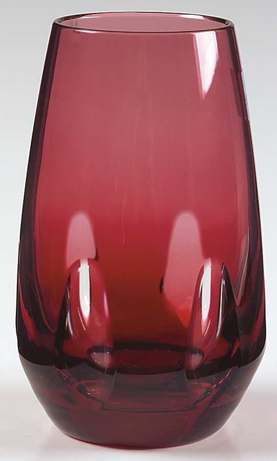 Madame Stanislas Red Highball Glass by Cristal de Sevres-1