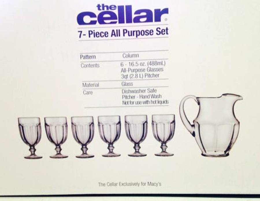 Column Goblet All Purpose by The Cellar (Crystal)-1