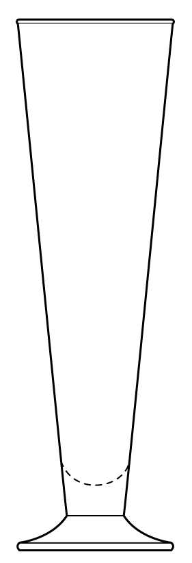 Pallid Pilsner Glass by The Cellar (Crystal)-1