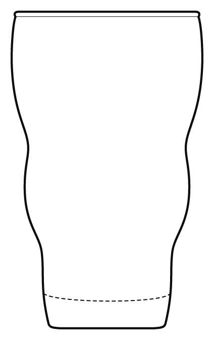 Gus Highball Glass by Crate & Barrel-1