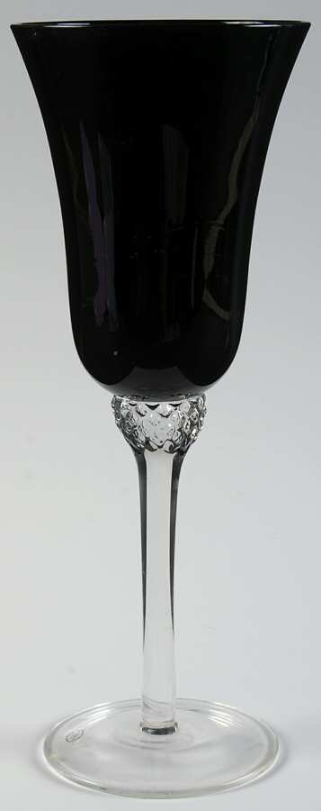 Black Diamond Water Goblet by Circleware Crystal-1