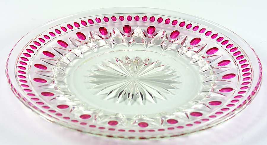 Parklane Ruby (Flash Accent) Luncheon Plate by Colony-1