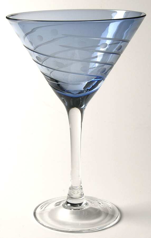 Uptown Blue Martini by Cristal D'Arques - Durand-1