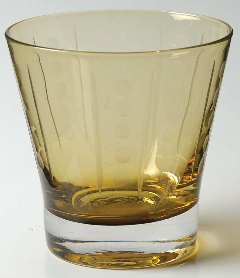 Uptown Yellow Double Old Fashioned by Cristal D'Arques - Durand-1
