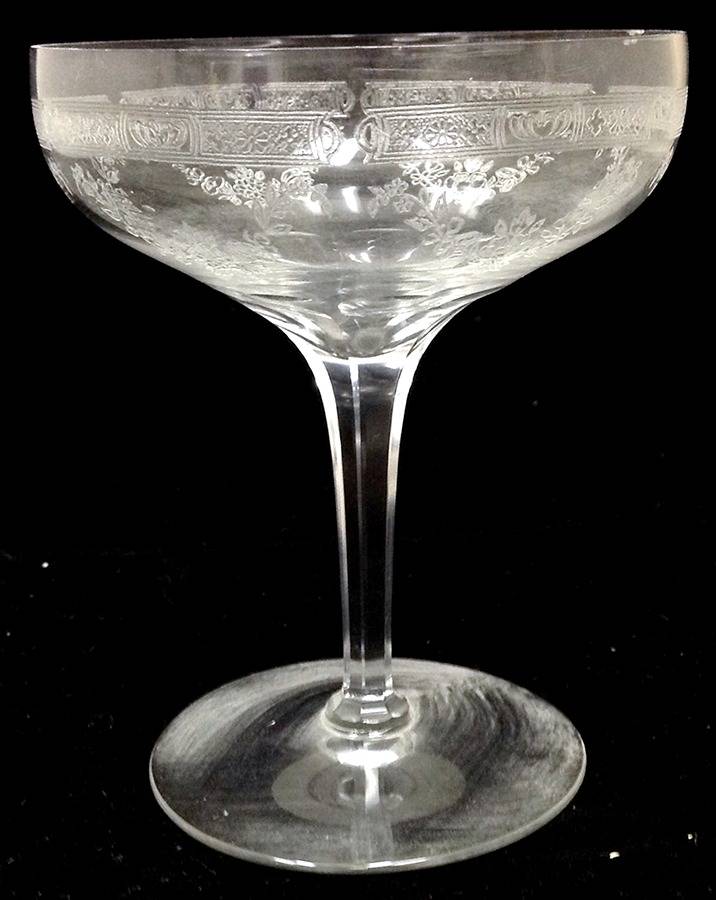 Bar & Garland Champagne/Tall Sherbet by Central Glass Works-1