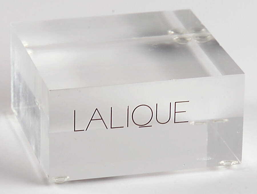 Advertising Signs Lucite Sign 3 by Lalique-1