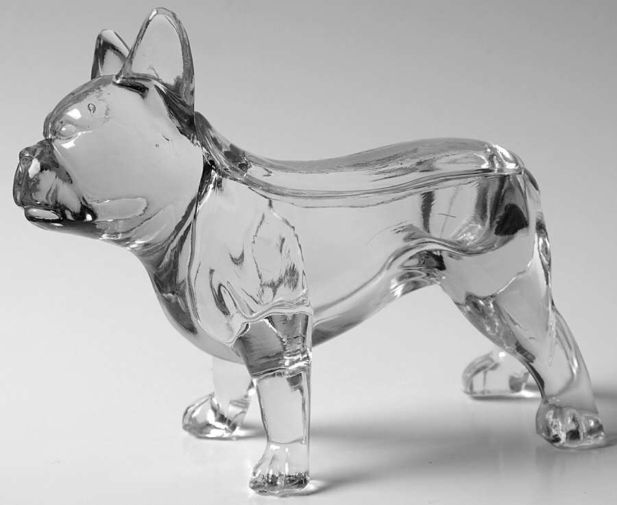 Animals & Figurines #570 Dog with Lid by Co-Operative Flint-1