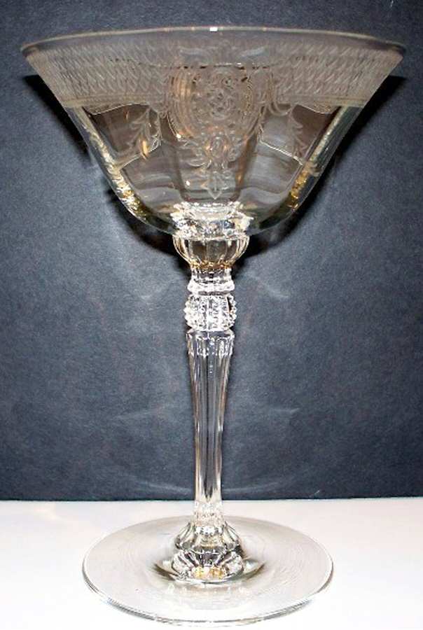 Grigg's Clear Champagne/Tall Sherbet by Central Glass Works-1