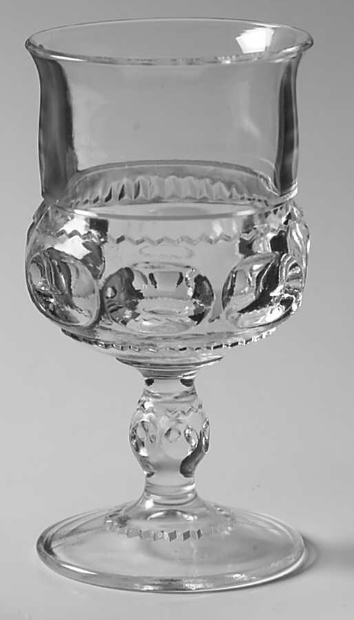 Color Crown Clear Water Goblet by Colony-1