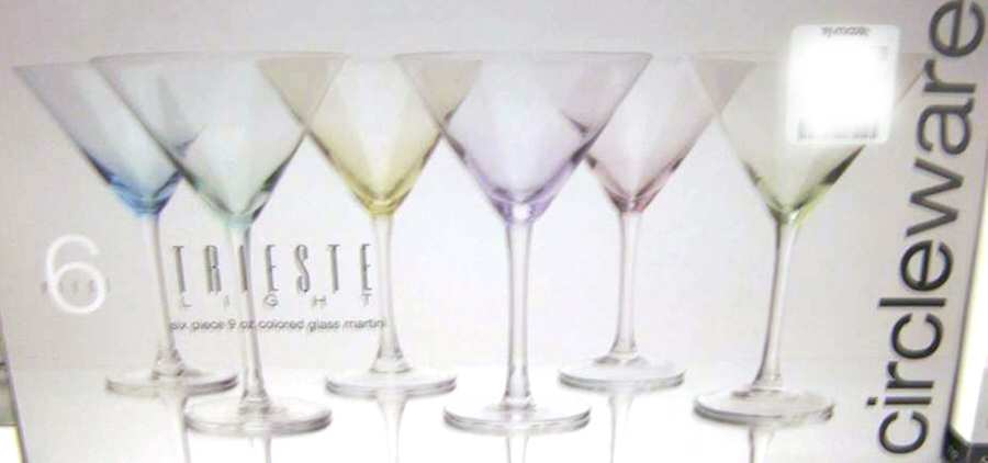 Trieste Light Purple Martini by Circleware Crystal-1