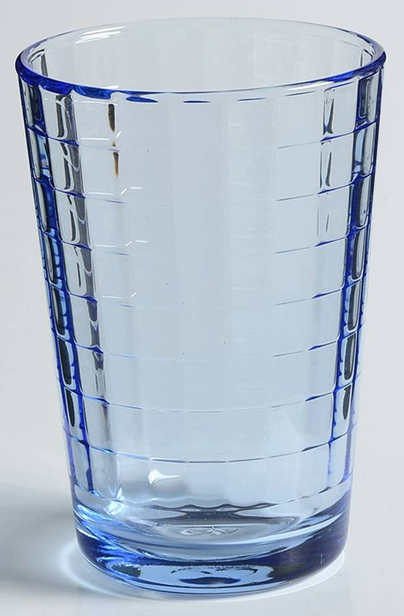 Blue Windowpane Juice Glass by Circleware Crystal-1