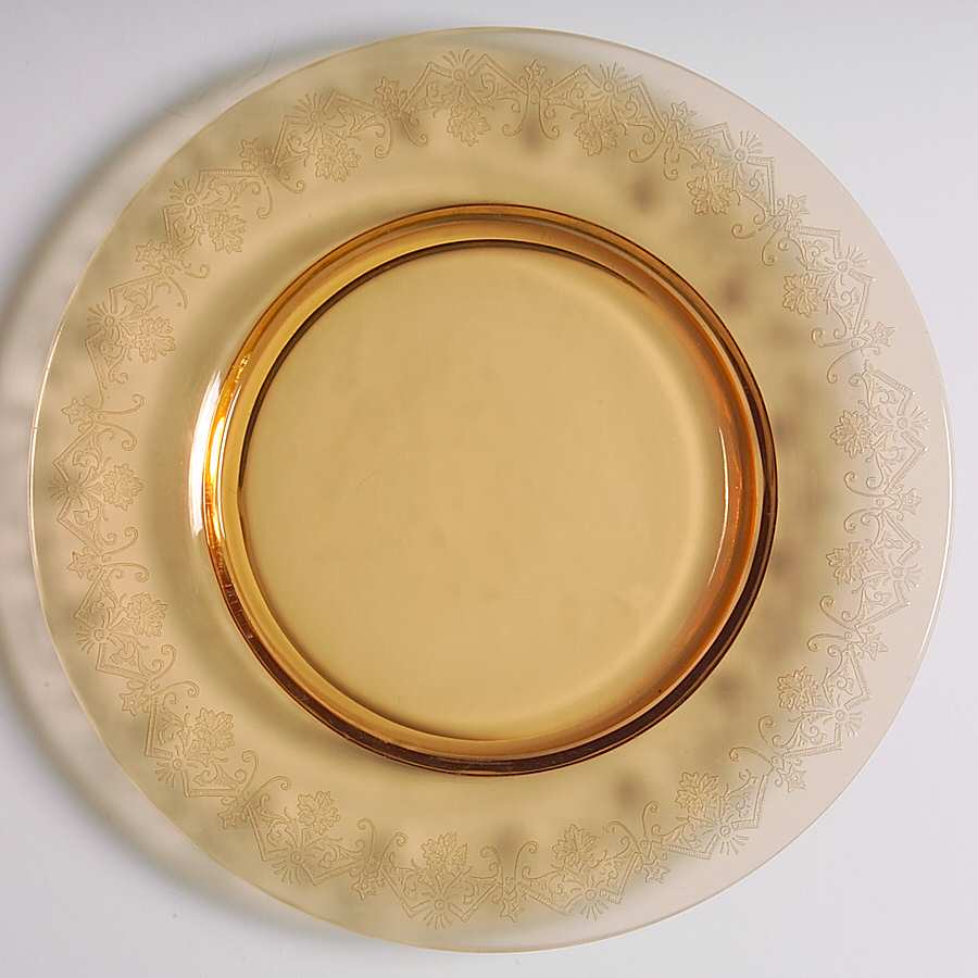 Greek Amber 7" Salad Plate by Central Glass Works-1
