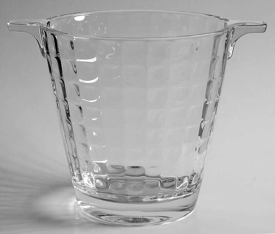 Geometrix Ice Bucket by Circleware Crystal-1
