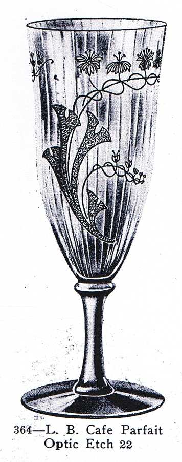 Floral Trumpets Parfait by Central Glass Works-1