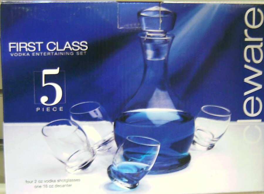 First Class Vodka Glass by Circleware Crystal-1