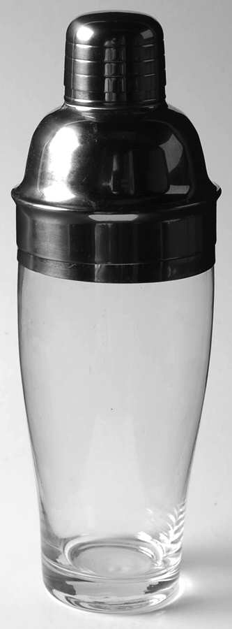 Bonfire Mini Martini Shaker W/Strainer & Lid by Circleware Crystal-1