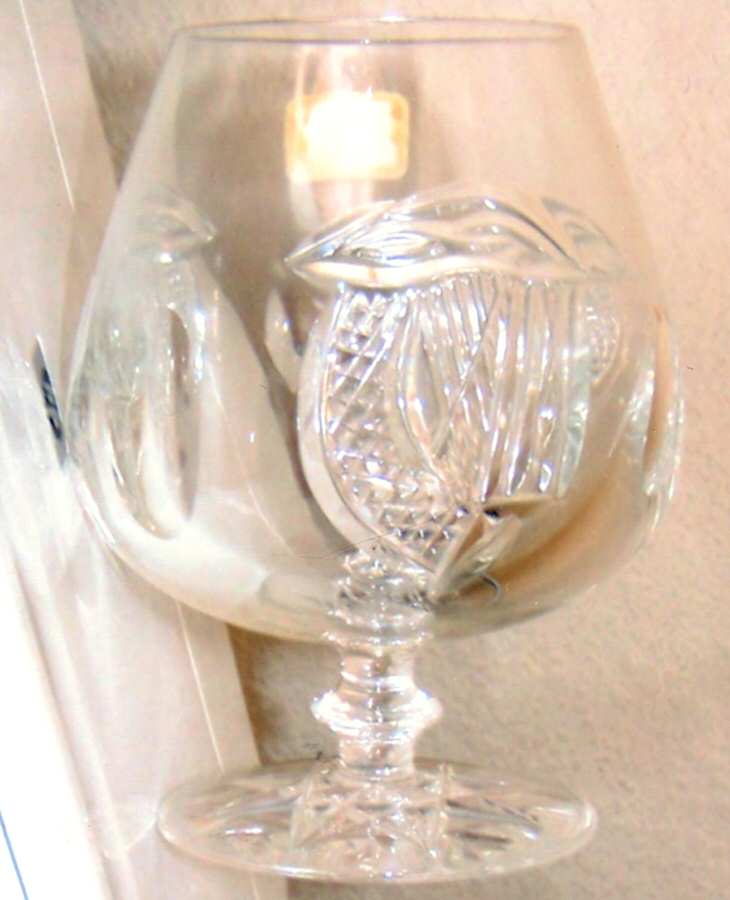 Brian Boru Harp Brandy Glass by Celtic-1