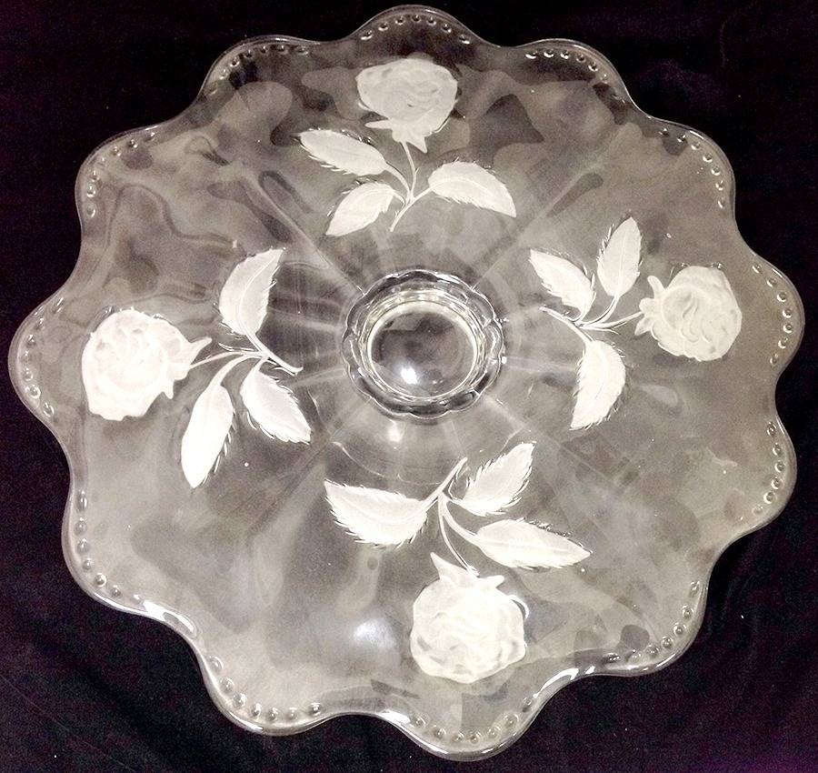 Bouquet Low Cake Stand by Crystal Clear Industries-1
