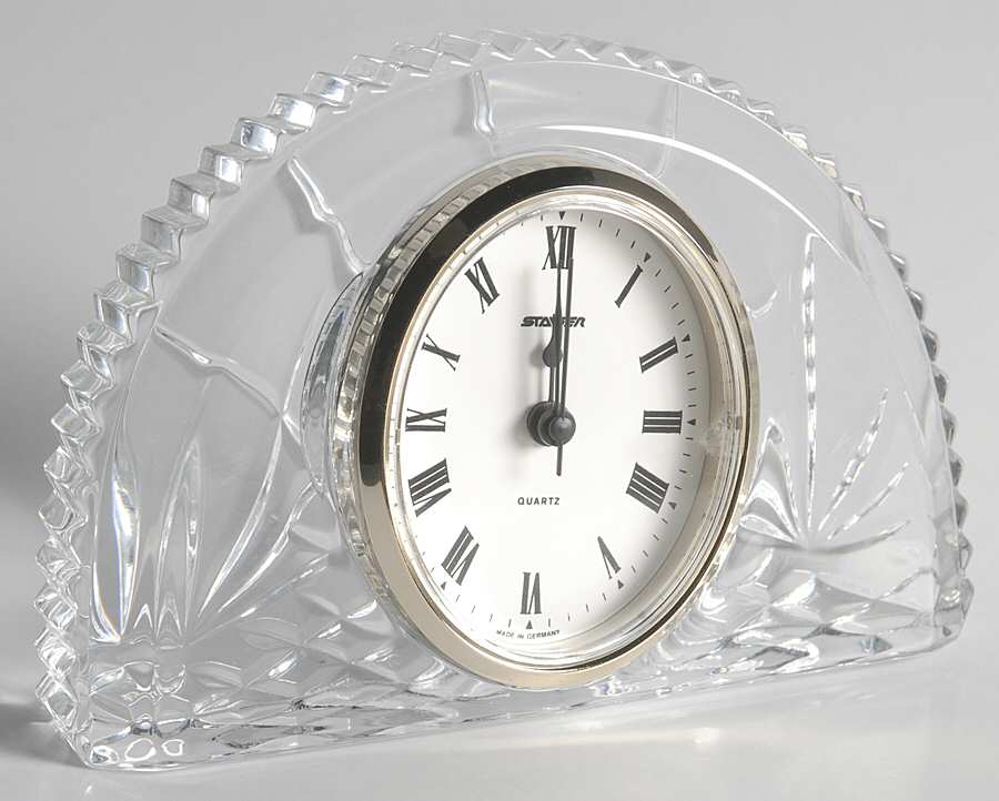 Sunset Mantel Clock by Cristal D'Arques - Durand-1